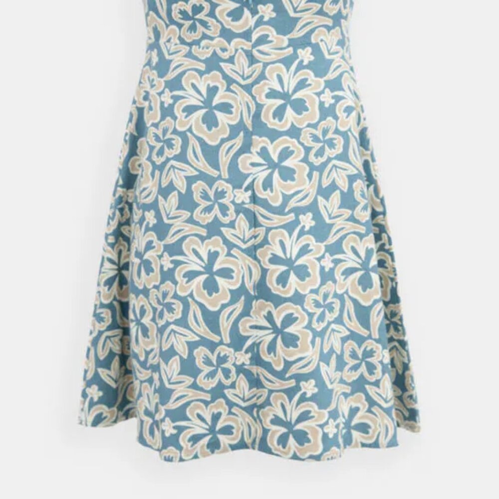 Ghanda Clothing Surf Tropical Hawaiian Channel Mini Dress Size Medium - Picture 6 of 6